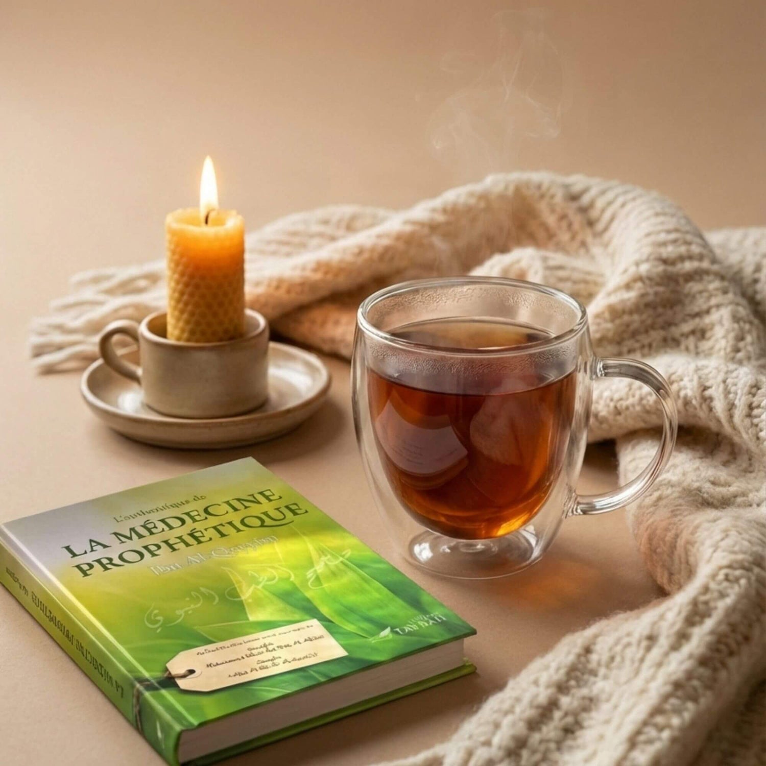 Infusion chaude dans une ambiance bien-être Naturo Sunna