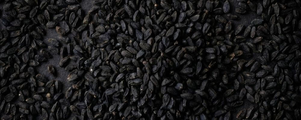 Graines de nigelle entières de couleur noire, plante traditionnelle, graines naturelles non moulues, aspect brut